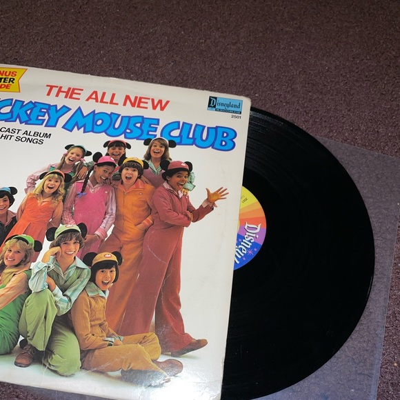 Vintage Mickey Mouse Club Vinyl Record - Picture 3 of 3